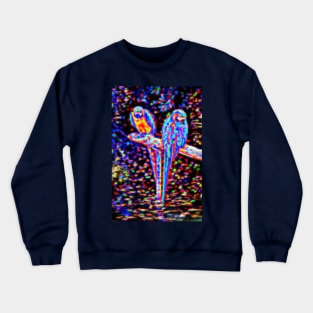Two Electric Parrots Crewneck Sweatshirt